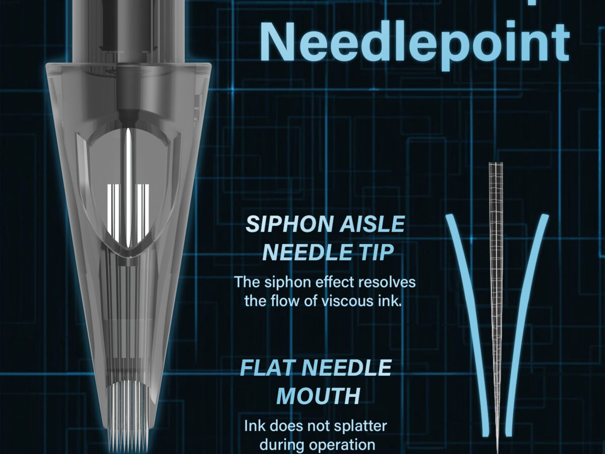 DIRK Black Tattoo Needle (Model#12RM）