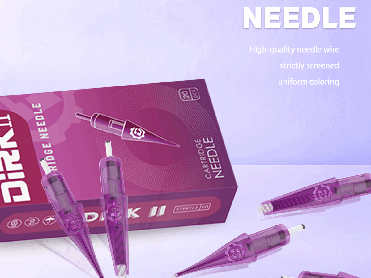 DIRKⅡ Purple Tattoo Needle (Model #12M1）