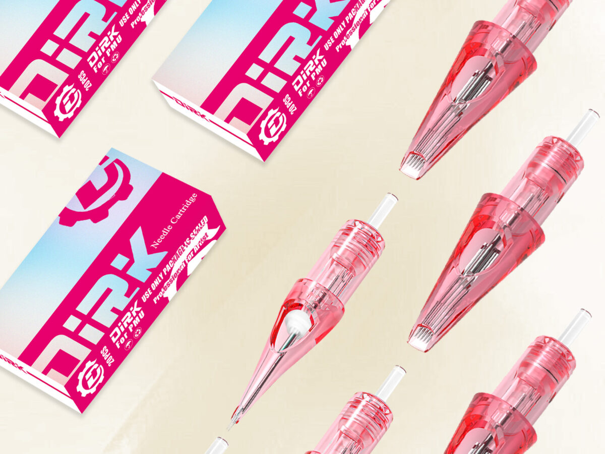 DIRK Pink Tattoo Needle (Model #10#12RL）